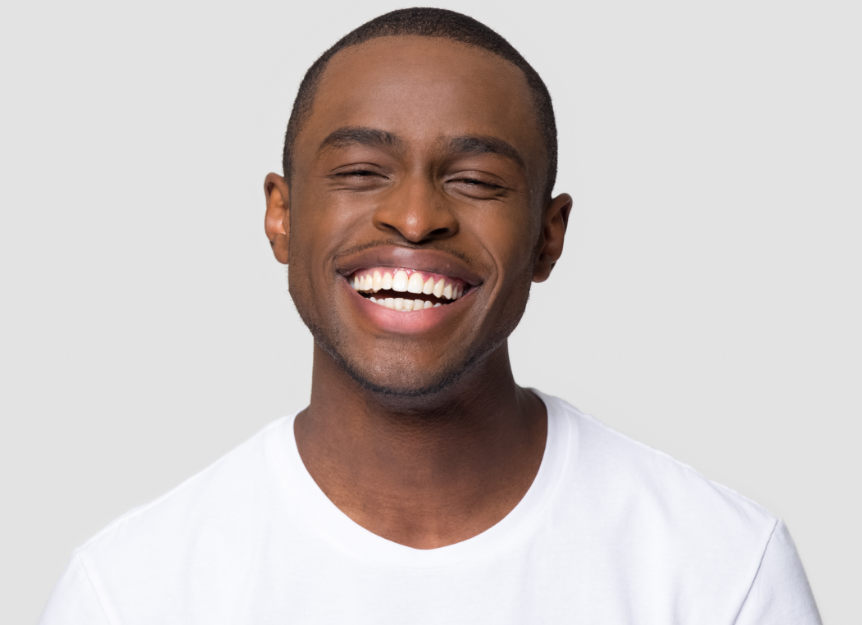 Man smiling