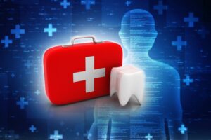 Emergency dental kit.